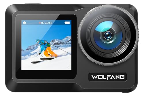 WOLFANG GA460 6K Action Cam, Waterproof, Wide Angle