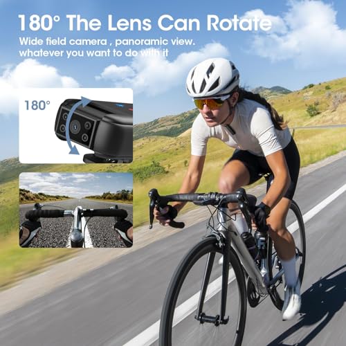 WAKERUG Mini Body Camera: 1080P HD, 64GB