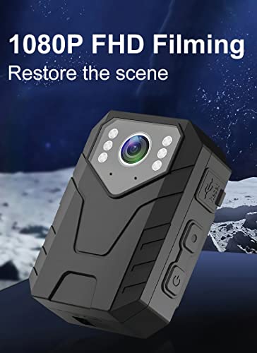 SRIKEKL 1080P FHD Body Camera with Infrared Night Vision
