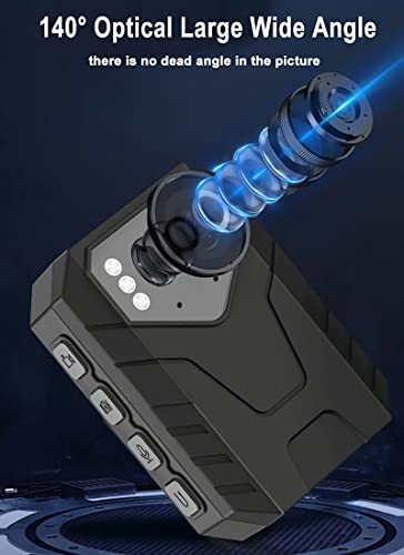 SRIKEKL 1080P FHD Body Camera with Infrared Night Vision