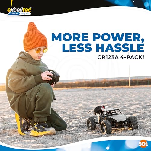 4pk CR123A Lithium Battery | Long-Lasting & Reliable