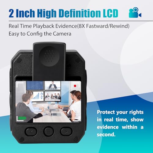 SPIKECAM Body Camera: Audio/Video, Night Vision (64GB)