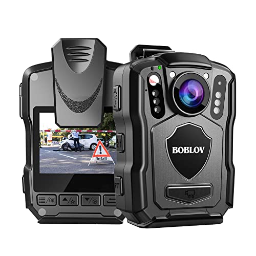 BOBLOV M5 2K Body Camera - High Definition, Police-Grade