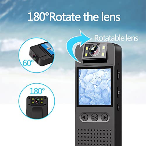 1080P HD WiFi Body Mounted Camera