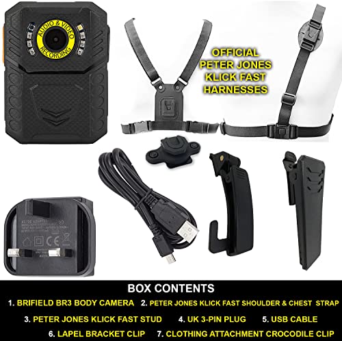 BRIFIELD® BR3 Body Camera - QHD 1440p
