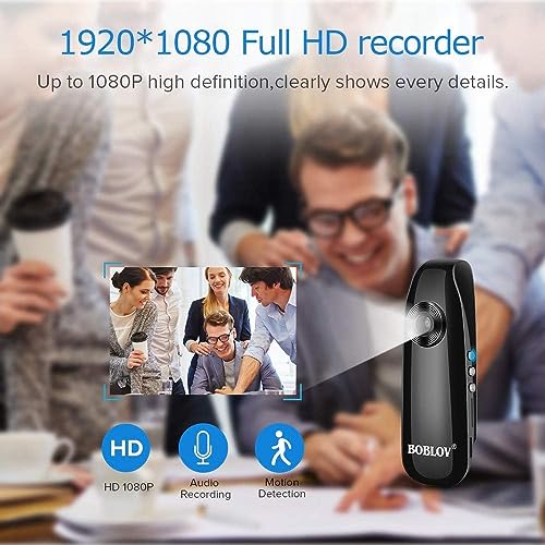 BOBLOV 007 64GB HD Mini Body Cameras