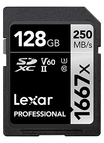 Lexar Professional 1667x 128GB SDXC UHS-II Card