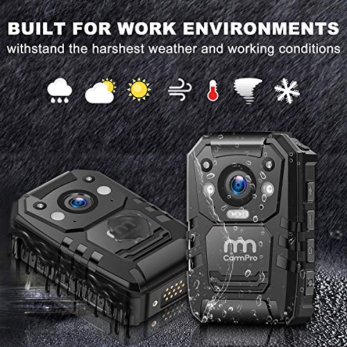 CammPro I826 Police Body Camera - 1296P HD