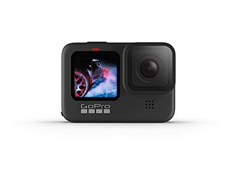 GoPro HERO9 - Front and Rear LCD Screen, 5K Ultra HD Video, 20MP Photos, 1080p Live Streaming, Webcam