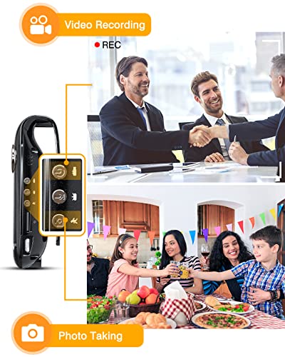 BOBLOV 32GB Wearable Body Camera, 007 1080P