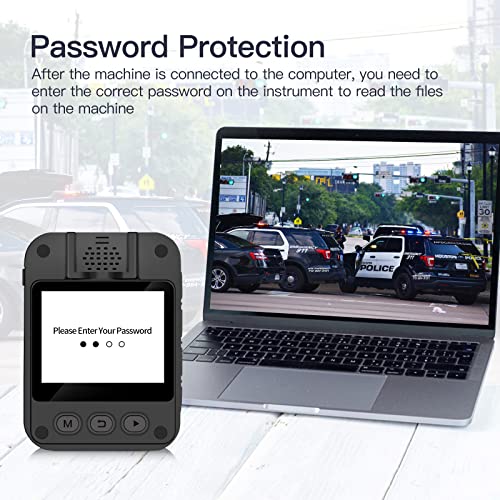 1280P HD Body Cam with Night Vision, 512G Support