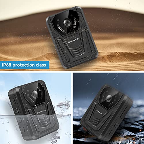 4K Waterproof Body Camera with Infrared Night Vision