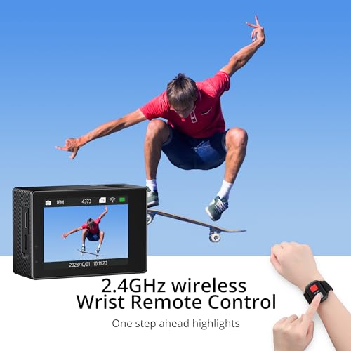 Dragon Touch Vision 3 4K Action Camera Kit