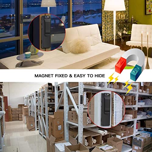 1080P Wearable Body Cam with Clip - Mini Body Cameras with Audio and Video Recording