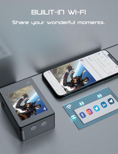 Apexcam 4K Dual Touch Screen Action Camera