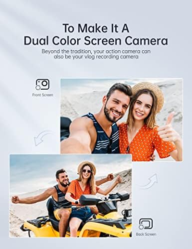 WOLFANG GA420 Dual Screen Action Camera 4K