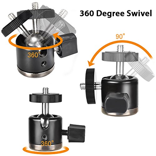 UTEBIT Mini Ball Head for DSLR Cameras, Monitor