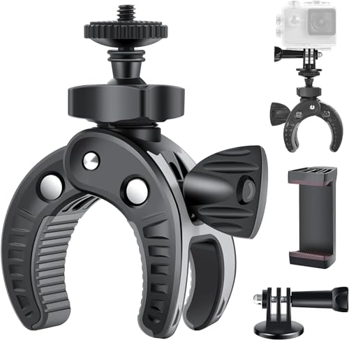 Camera Mount Clamp & Phone Holder for Handlebar