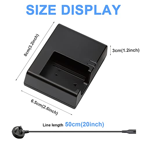 Canon LP-E10 Battery Charger for EOS Rebel T7 T6 T5 T3 4000D 3000D