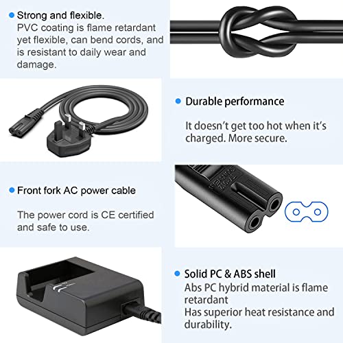 Canon LP-E10 Battery Charger for EOS Rebel T7 T6 T5 T3 4000D 3000D