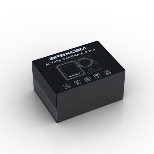 Apexcam 4K Dual Touch Screen Action Camera