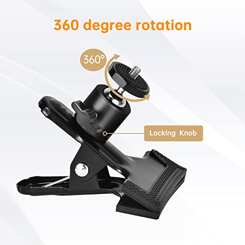 Camera Clamp Mount with Swivel Ball Head