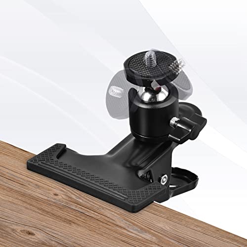 Camera Clamp Mount with Swivel Ball Head