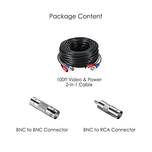 ZOSI 60ft All-in-One Security Camera Cable