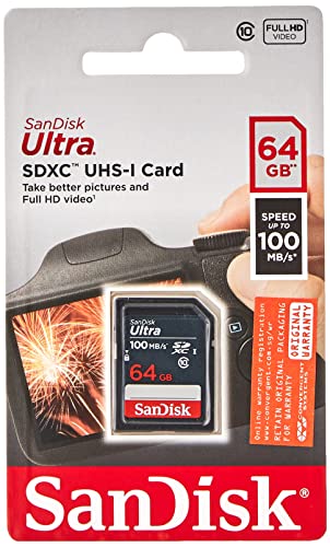 SanDisk Ultra 64GB SDXC Memory Card - Class 10