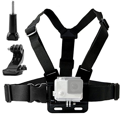 TEKCAM Chest Mount Strap for Action Cameras
