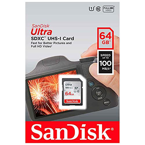 SanDisk Ultra 64GB Memory Card, Class 10