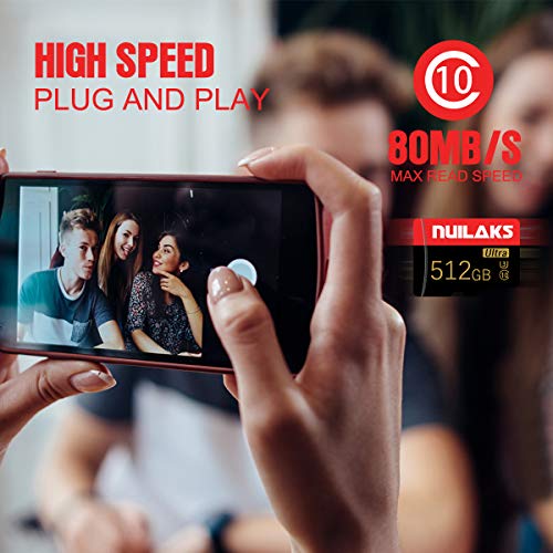 512GB Class 10 High Speed Micro Card with Adapter