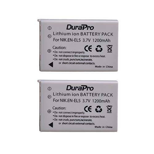 Nikon EN-EL5 Battery Set + Charger: P530, P520, P510