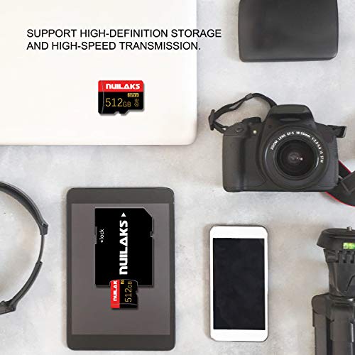 512GB Class 10 High Speed Micro Card with Adapter