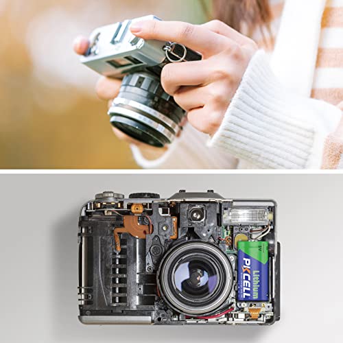 PKCELL CR123A Lithium Battery – 4 Packs