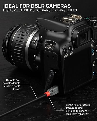 LINDY 1m USB 2.0 Mini-B Cable, Anthra Line