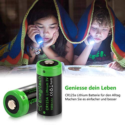 CR123A 3V Lithium Battery - 6 Pack