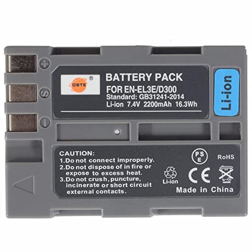 DSTE® EN-EL3e Battery for Nikon DSLR Camera