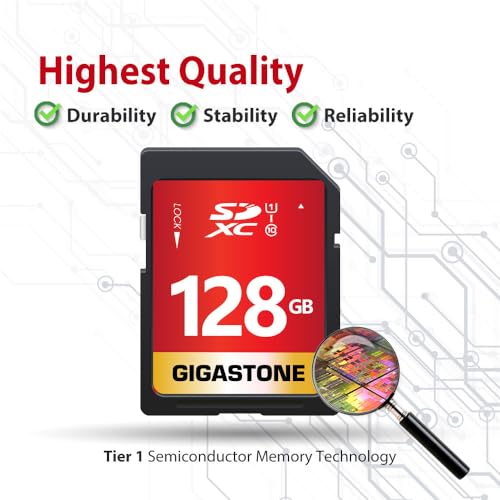 Gigastone 128GB SDXC Memory Card - Prime Series