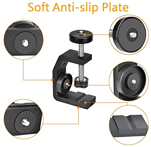 UTEBIT C Clamp Camera Mount with Swivel Ball Head