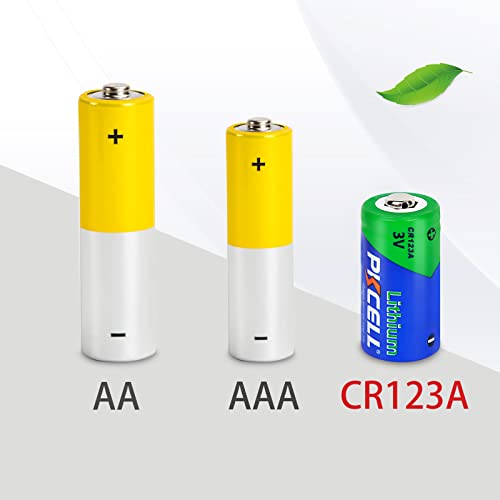 CR123A Lithium Battery - 2 Packs, 1500mAh