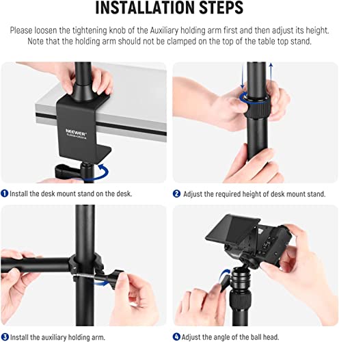 NEEWER Flexible Arm Camera Mount Stand