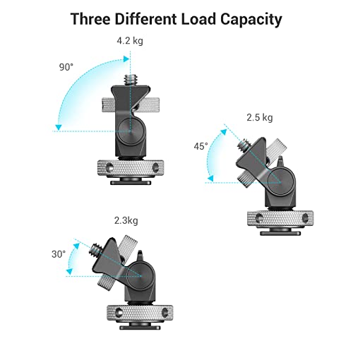SMALLRIG Camera Monitor Mount with Cold Shoe Adapter