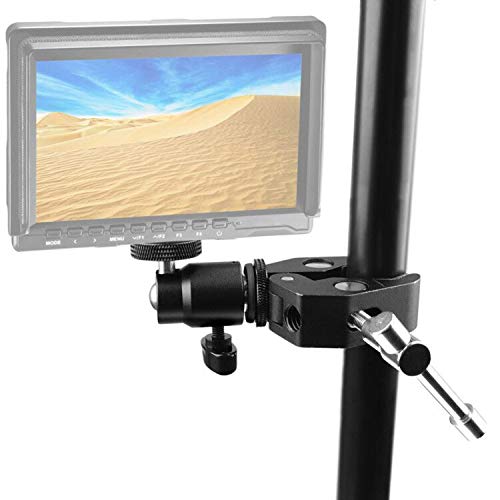 ChromLives Camera Clamp Mount with Ball Head