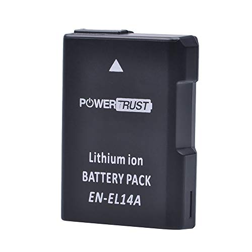 PowerTrust EN-EL14 Battery & Charger for Nikon DSLR