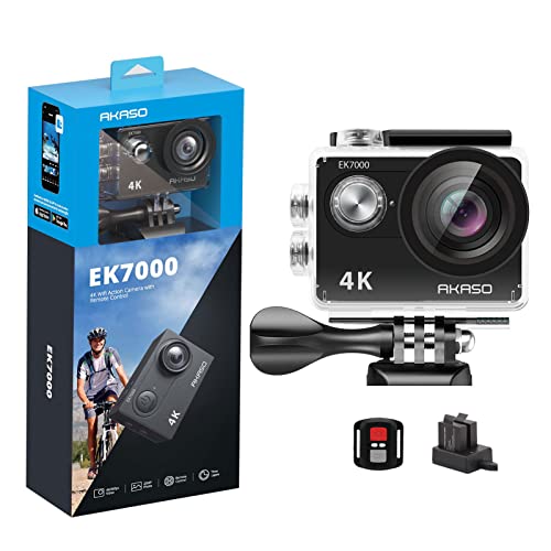 AKASO EK7000 4K Action Camera Kit - Ultra HD Waterproof