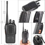 12 Pack Baofeng Bf-888S Walkie Talkies for Adults Long Range Handheld Two-Way Radios Rechargeable with Earpiece Mic,16 Channel Walky Talky with Flashlight for Team, School, Hunting, Skiing