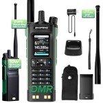New BAOFENG DM32 Walkie Talkie DMR GPS 10W Programming Multi Band Wireless Copy Frequency Type-C UV32 Ham 2 Way Ra