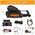 Dual Band VHF UHF Mobile Transceiver 50W 40W 758 Channels Cross Band Repeat