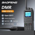 2 Pack BAOFENG DM-1701A DMR Radio Digital Analog Walkie Talkie GD-77 Dual Band 5W Long Range 3000CH Radio Upgrade Appearance of DM-1701